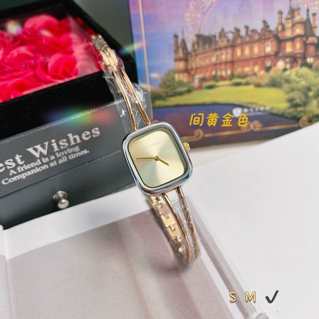 The new Calvin Klein CK watch features a stylish case design with a minimalist s