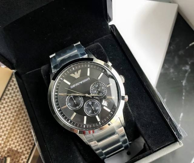 Armani Renato Ar2434 Stylish Men's Watch, a Prestigious Steel Prince, with a Dee Armani Renato Ar2434 Stylish Men's Watch, a Prestigious Steel Prince, with a Dee
