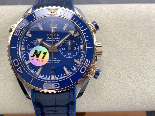 2410N1 Factory 欧米茄 全新力作海马系列 米至臻天文台计时腕表市场独家做到与原版一致的微调表带系统！采用原版进口陶瓷镶铂金烧制琅彩填油工艺制作，橙