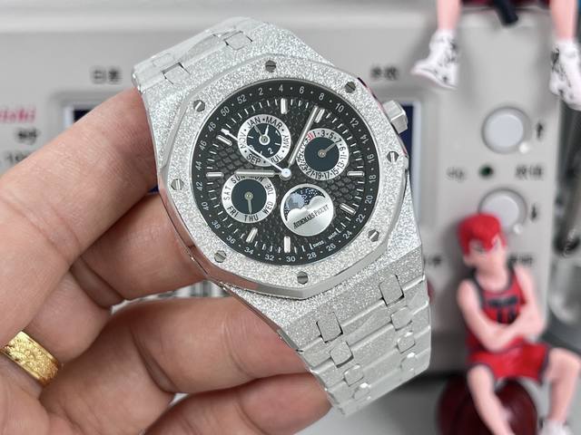 Stainless Steel, Rosewood Twa-Ap Audemars Piguet Royal Oak Frosted Gold Version,