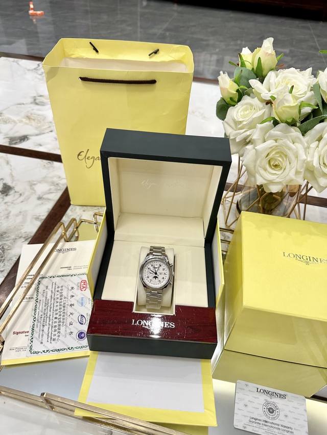 国产高版本都有 图片同款包装 原单升级版本机芯更稳定浪琴名匠八针男表到货，品质超赞，原单狠货，手表可以增加人的时尚魅力与气质，彰显品质的生活，进口机械机芯，蓝宝