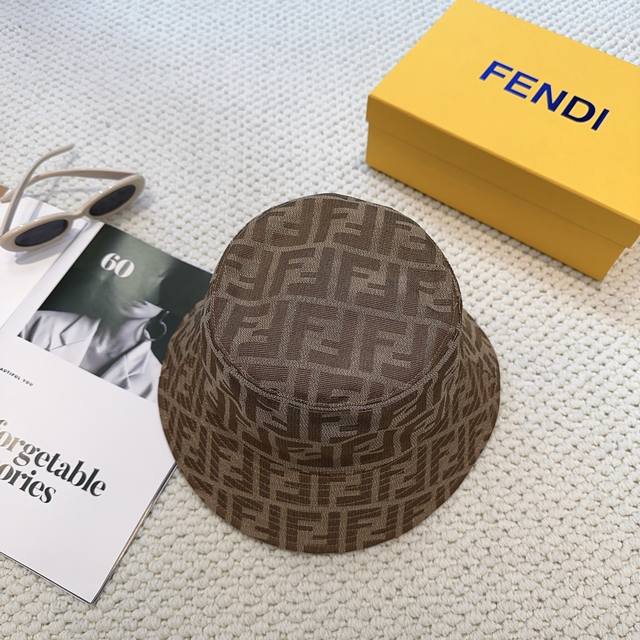 Fendi classic monogram bucket hat, simple, elegant, and incredibly stylish.
