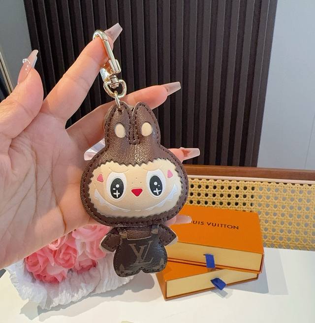 Labubu keychain doll, LV keychain, bag charm Labubu keychain doll, LV keychain, bag charm