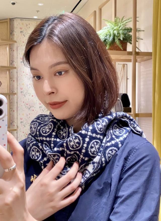 Tory Burch T Monogram Jacquard Large Long Scarf, a must-have fashion item for au