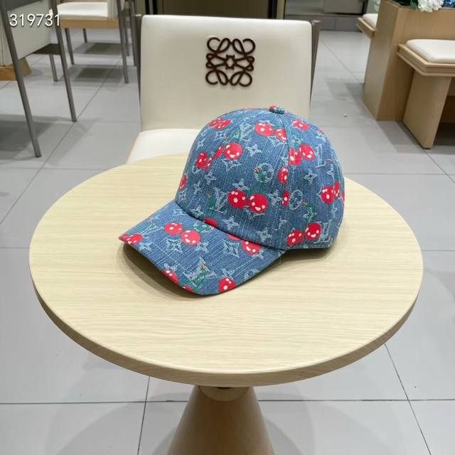 Baseball cap p Bucket hat p LV denim bucket hat, head circumference 57cm