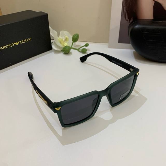 Emporio Armani New Resin Square Frame Sunglasses for Men and Women - Fashionable Emporio Armani New Resin Square Frame Sunglasses for Men and Women - Fashionable
