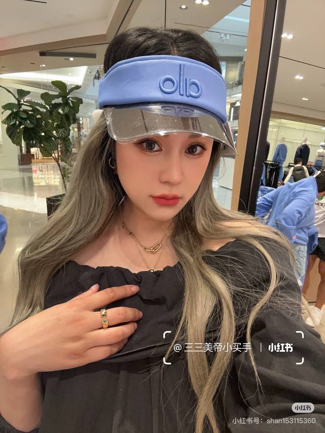 Alo原版定制空顶帽时尚与实用完美融合全棉面料 防蓝光pv镜片帽围可自由调节大小适合每一个追求个性与舒适的你，让你轻松展现独特魅力！