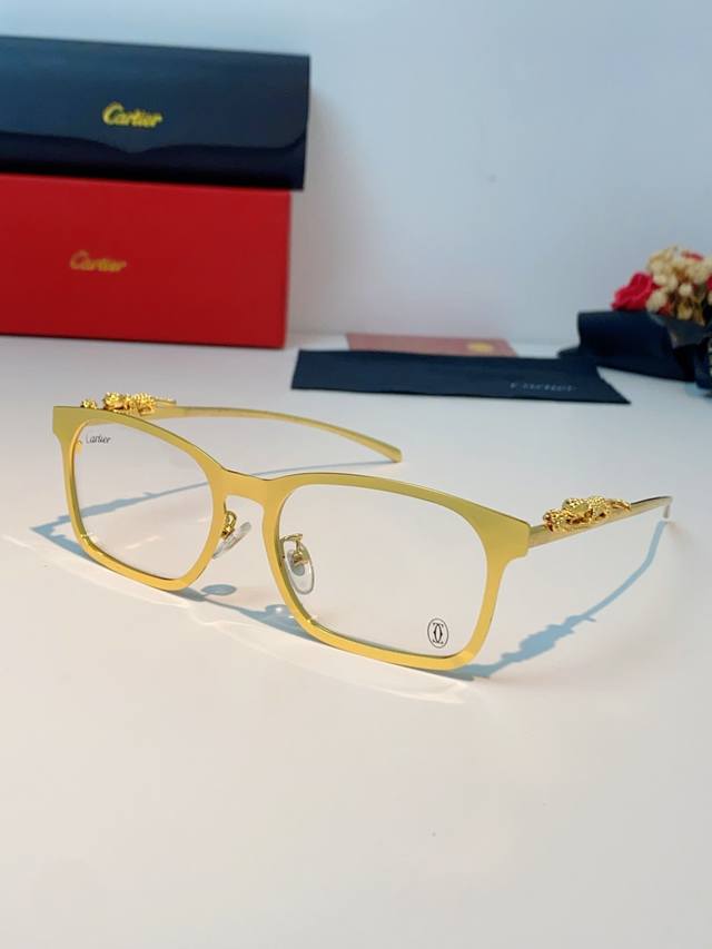 Cartier卡地亚 2026新款 高版本 眼镜薯全圆佑同款眼镜方框素颜大脸可配近视散光防蓝光男女通用