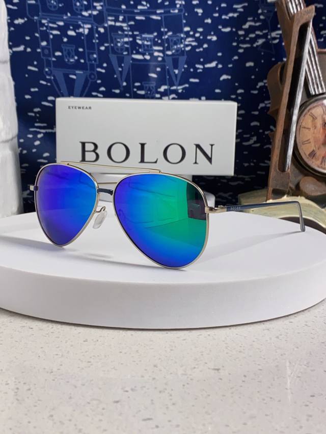 Bolon暴龙 2026新款司机太阳镜男开车专用飞行员式高清偏光蛤蟆镜女时尚眼镜