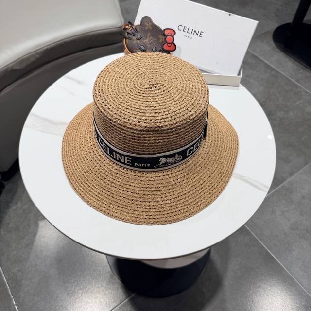 Dior迪奥草帽，镂空礼帽，非市场普通版本，头围57Cm