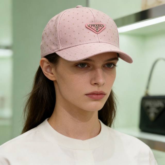 Special offer with dust bag. Prada 2026 new minimalist men's and women's basebal