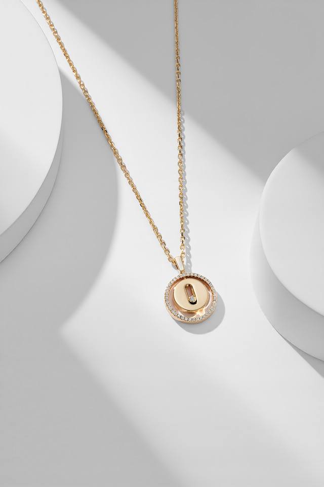 Messika's Lucky Move necklace, from a young jewelry brand, has been known for it Messika's Lucky Move necklace, from a young jewelry brand, has been known for it