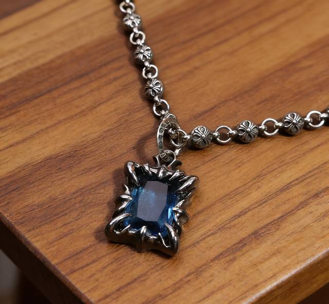 Chrome Hearts necklace. The unique design features different patterns and styles