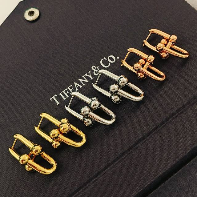Te049 Rose Gold Te050 Silver Te051 Gold Tiffany* Latest Three-Color U-Shaped Hor