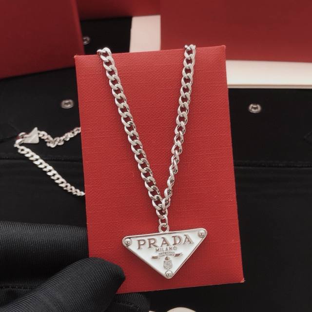 , serial number pxl0023, prad* latest style triangle necklace, same