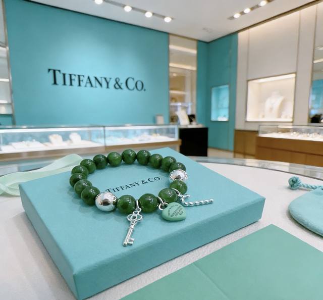 Tiffany & Co. bracelet, exquisite silver version, celebrity style, retro distres