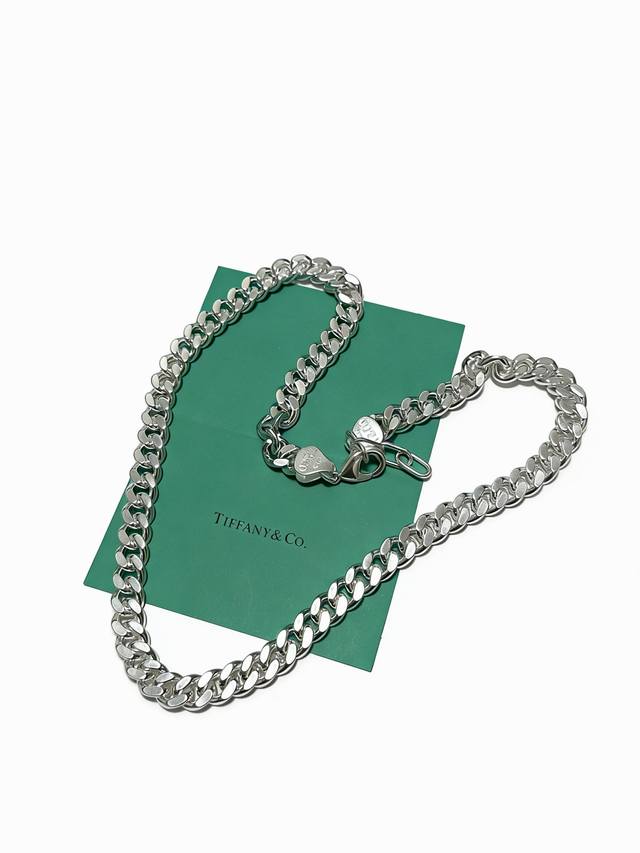 New Tiffany & Co. necklace, exquisite silver version, celebrity style, retro dis
