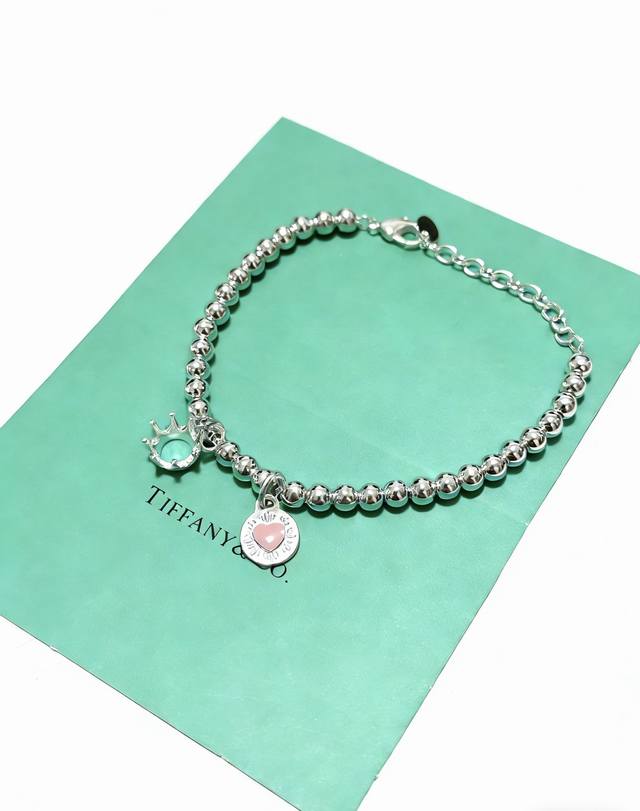 Tiffany & Co. Bracelet, exquisite silver version, celebrity style, vintage distr