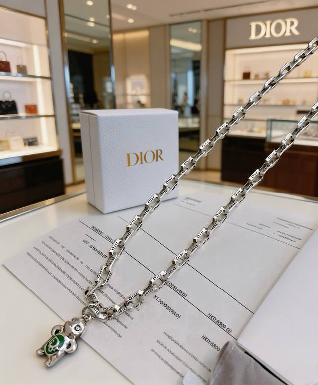 Dior New Necklace, Original Item, New Mold Opening, Retro Trendy Fashion Must-Ha