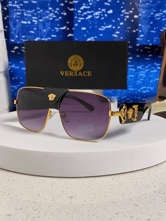 Versace 2026 New European and American Style Metal Square Sunglasses Women's 220 Versace 2026 New European and American Style Metal Square Sunglasses Women's 220