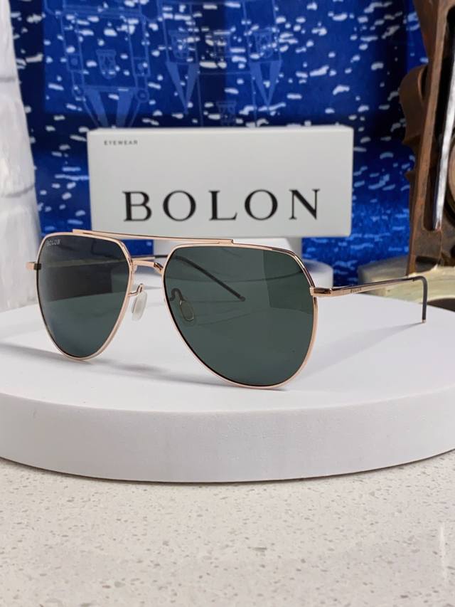 Bolon暴龙 2026新款眼镜男士墨镜开车专用太阳镜官方 超酷蛤蟆框 驾驶偏光镜片