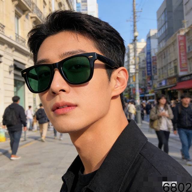 Gucc* Women's high-end sunglasses, Instagram influencer style, slimming sunglass