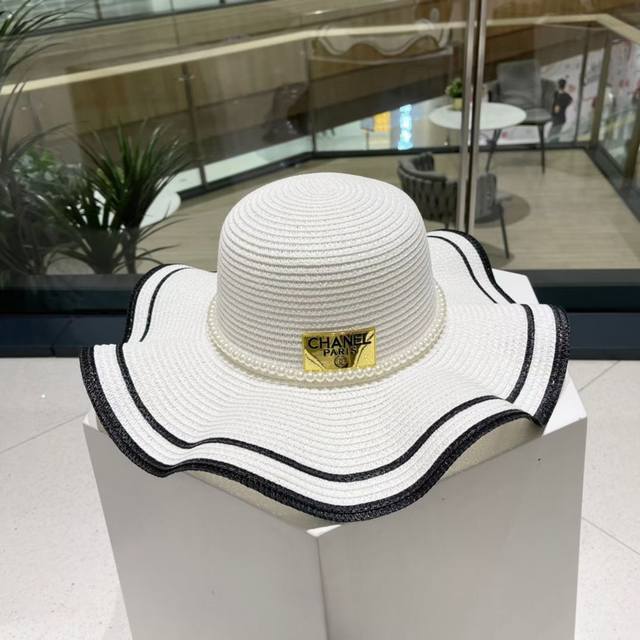 Chanel bowler hat, sun hat, super structured hat shape Chanel bowler hat, sun hat, super structured hat shape