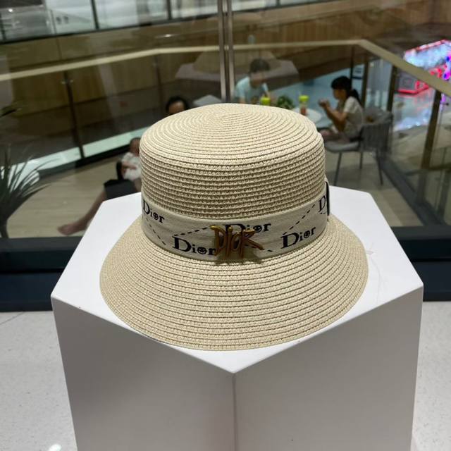 Dior's new straw hat, head circumference 57cm
