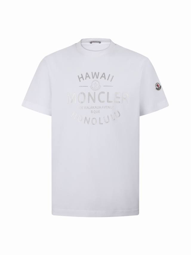 Moncler 26Ss Letter Badge Print Short-Sleeve T-Shirt (Authentic, purchased for 2