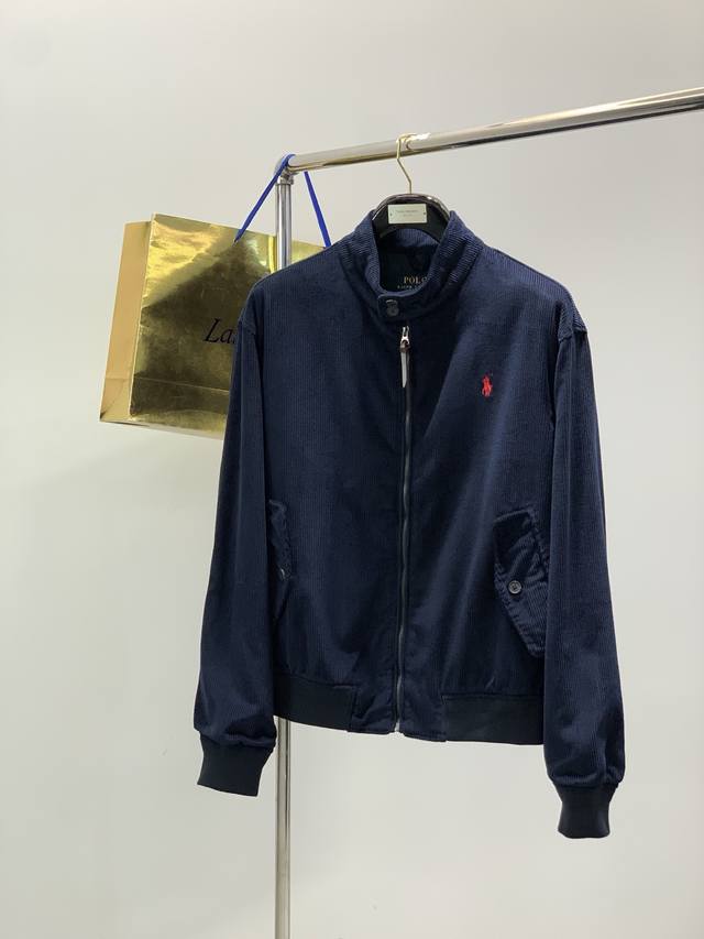 Ralph Lauren拉夫劳伦老干部复古灯芯绒夹克男女同款 白百何众多明星上身小红书爆款！ 经典惠林顿版型定织灯芯绒面料手感细腻顺滑厚实内里格纹里布 采用Ta