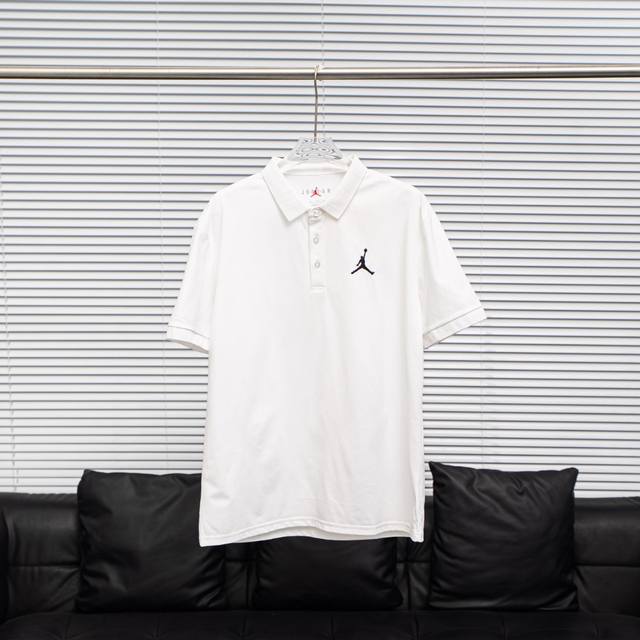 工厂pp直供130 Jordan丨乔丹胸标刺绣polo短袖T恤 配色：白色 尺码：S-3Xl
