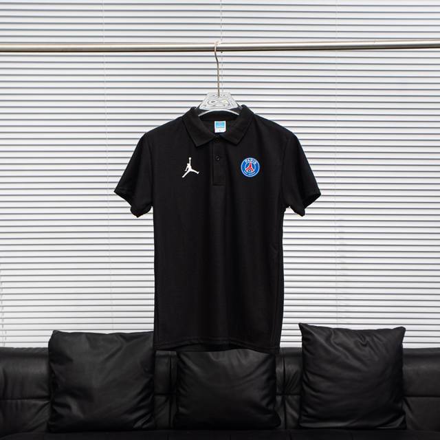 工厂pp直供120 Jordan丨乔丹paris珠地棉polo短袖T恤 配色：黑色 尺码：M-4Xl