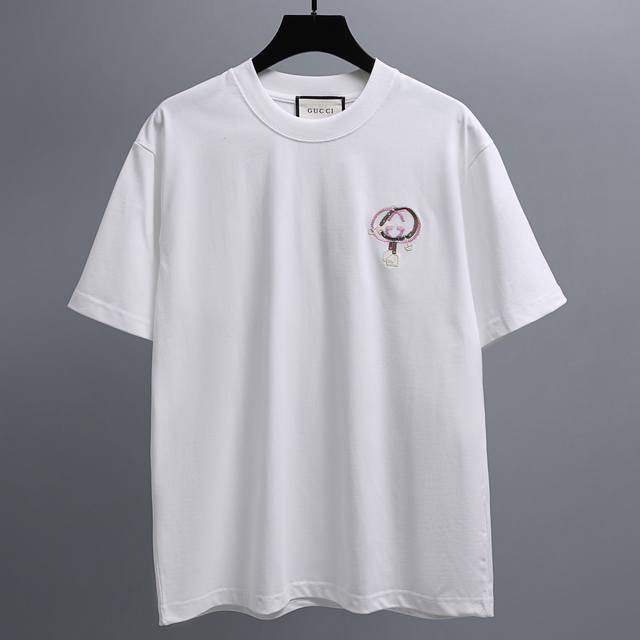 140 Gucci Year of the Horse Limited Edition Color Block Double G Embroidered Cre