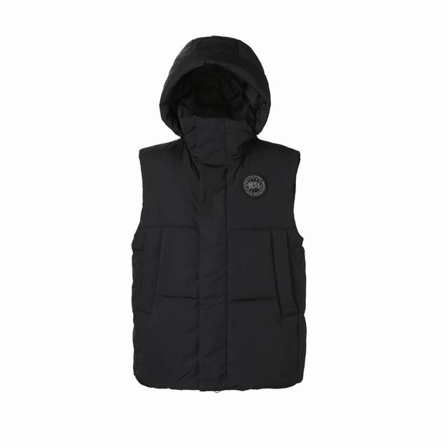 Special Offer, Non-Refundable, Canada Goose Label Hooded Down Vest Fabric Select