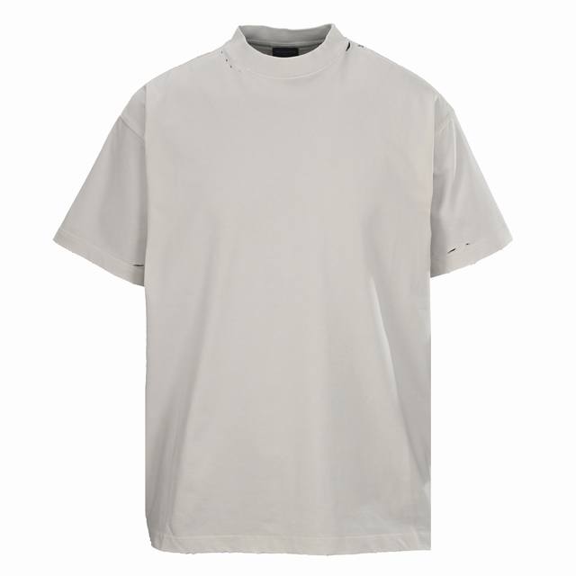 210 Balenciaga 巴黎世家Blcg 红色美纹纸字母胶带短袖T恤 原版专柜6.4K购入 全新胶带元素25年新设计 中号版型正面没有印花字母 背面经典胶