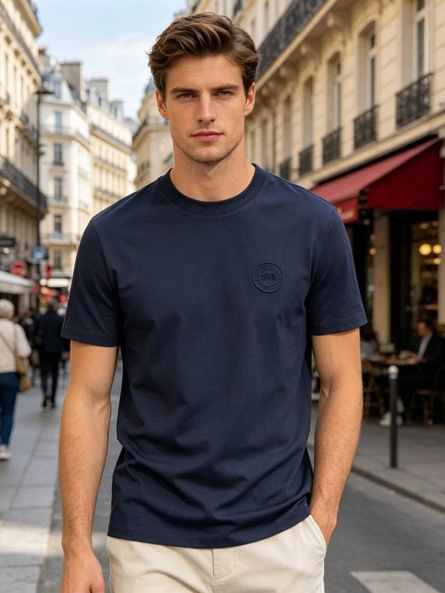 [Original] Same style as the Canada Goose FW Spring/Summer new men's crew neck l