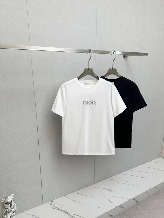 2026Ss New Arrival Crew Neck Short-Sleeve T-Shirt. D-brand logo exquisitely upgr