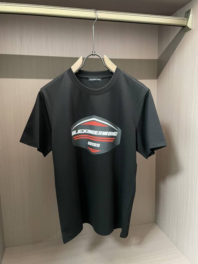 Wang 2026Ss Summer New Arrival - Latest Series Graphic Logo Short-Sleeve T-Shirt