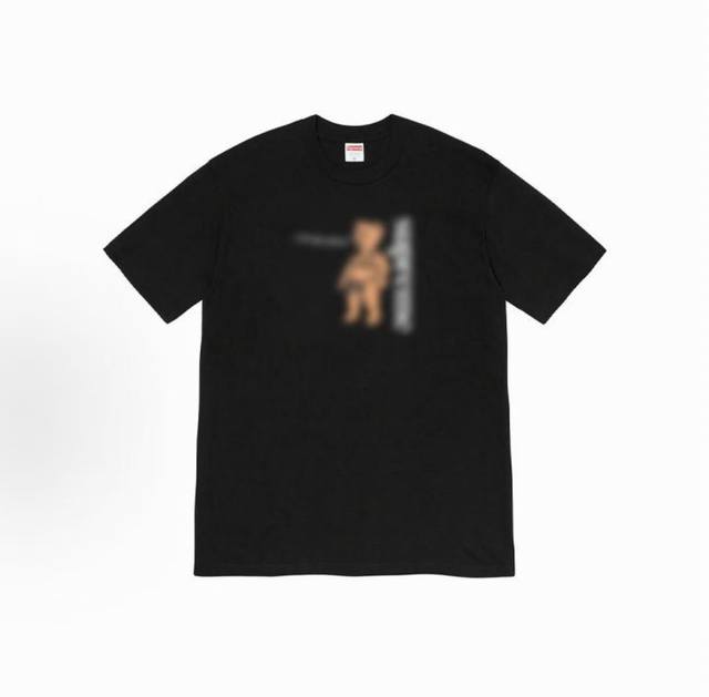 款号M419# Supreme Ss21 Week 8 Not Sorry Tee 小熊印花圆领T恤 男女同款情侣款 宽松版型 采用260克双纱纯棉 圆筒 从面