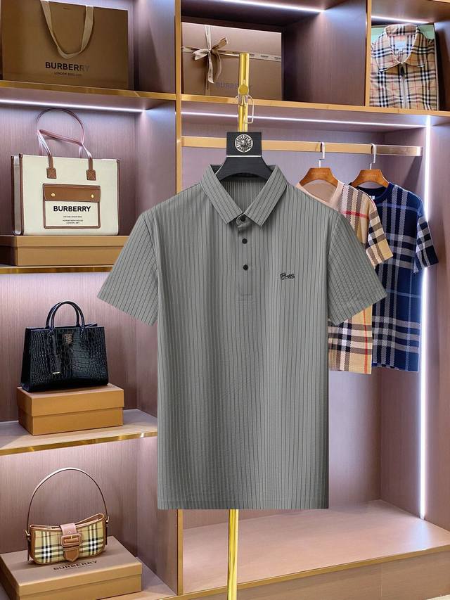 Boss 2025Ss Summer New Letter Logo Men's Polo Shirt! Classic business men's styl