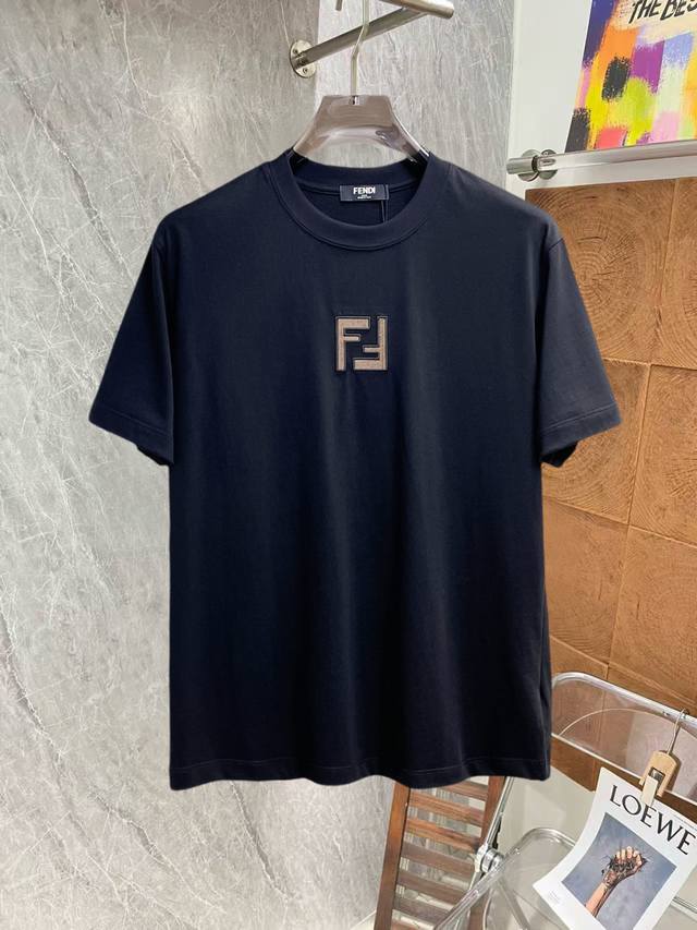 Fendi, all three tags intact. Newest 2026 Summer Short-Sleeve T-Shirt, available