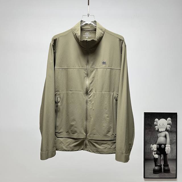 Terminal Supply 270 Kolon SportحKolon Solid Color Lightweight Stand Collar Skin