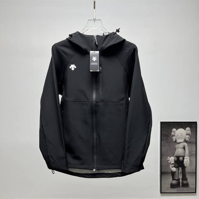 Terminal Supply 270 DescenteحDescente Pocket Zipper Hooded Softshell Jacket Size
