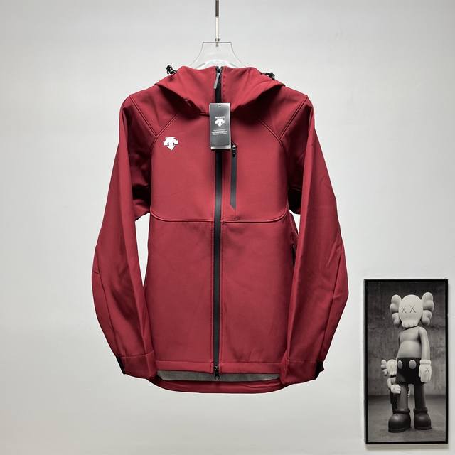 Terminal Supply 270 DescenteحDescente Pocket Zipper Hooded Softshell Jacket Size