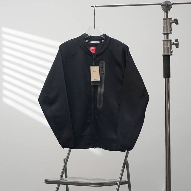工厂pp直供220 Nike丨耐克8009压胶拉链立领夹克 配色：黑色 尺码：S-Xxl