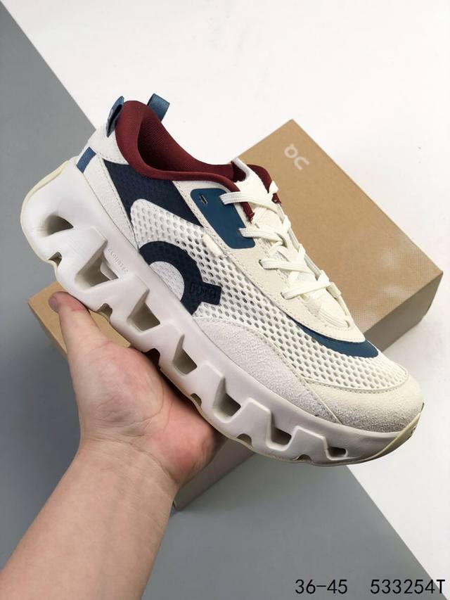 230 On昂跑 Cloudswift K-Tech 1 户外街头机能风 轻便低帮跑步鞋 首发实拍鞋款以网球为灵感的运动休闲鞋 大胆的复古外观与革新科技融合 助