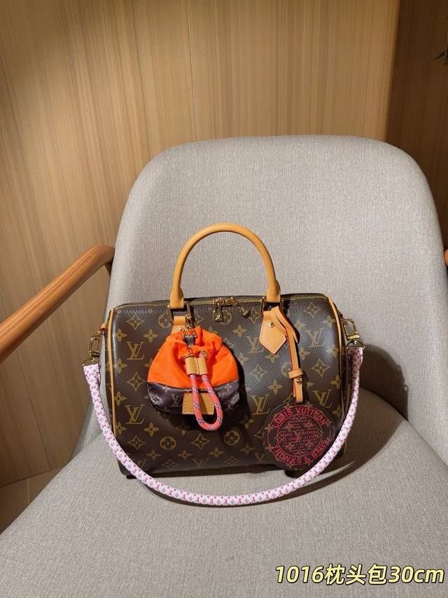 290 无盒 Lv 路易威登 新品Speedy30枕头包 尺寸30×21×17 1016