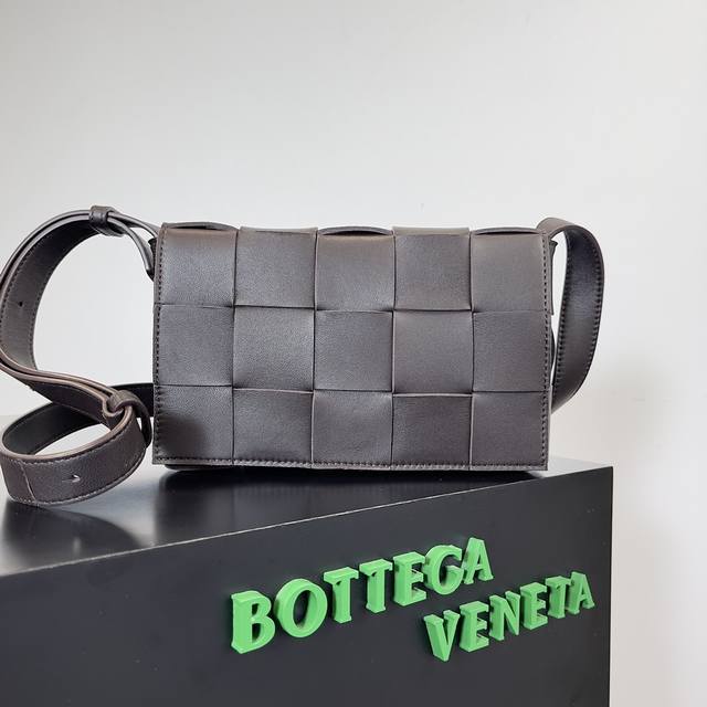 p Top-of-the-line: Bottega Veneta Cassette Pillowcase, Black/Brown. The wide, wo