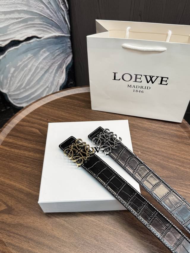 Upgraded version 220 Loewe belt!! High-quality all-steel belt, original cowhide