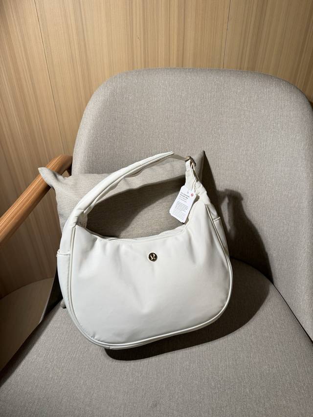 220 Lululemon Nylon Crescent Moon Shoulder Bag/Handbag with Extended Strap for C